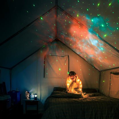Star Projector, Astronaut Starry Nebula Ceiling LED Lamp with Timer and Remote