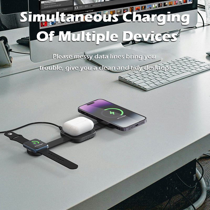 3-IN-1 foldable wireless charger