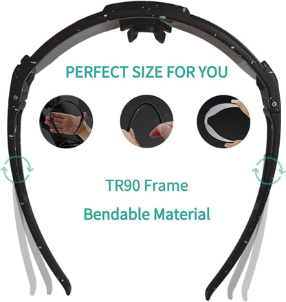 Polarized Sunglasses for Men and Women Eyewear Outdoor UV400 Cycling Sports Glasses for Driving、 Running、 Fishing Golf Hiking