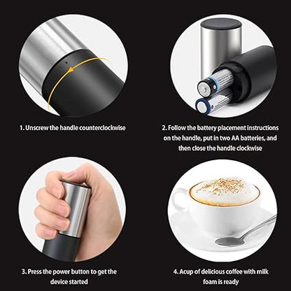 Stainless Steel Electric Milk  Frother
