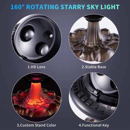 UFO Star Projector Night Light