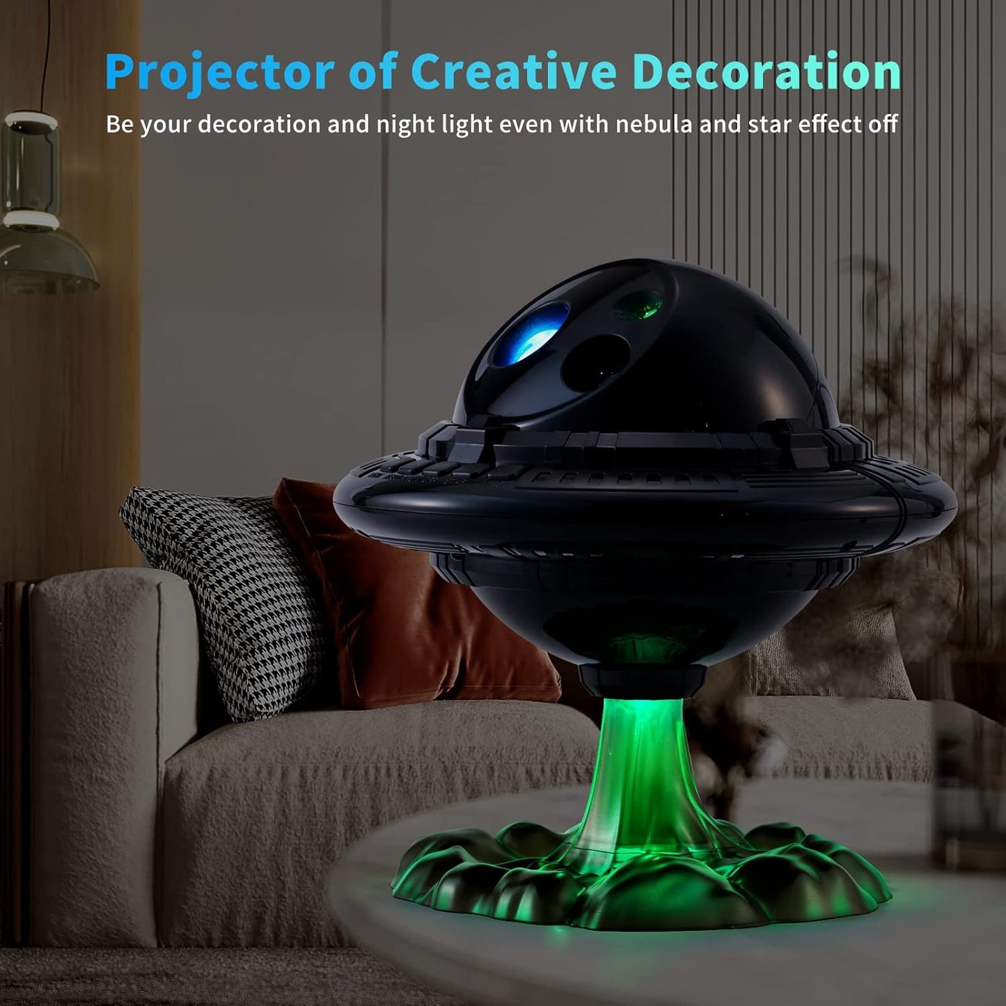UFO Star Projector Night Light