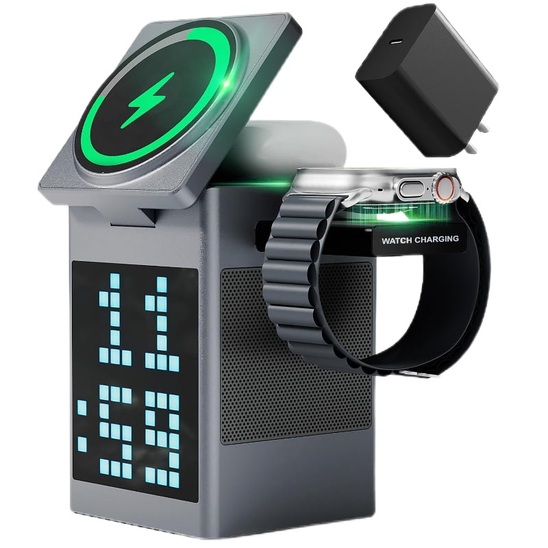 6-in-1 Wireless Charger with Speaker