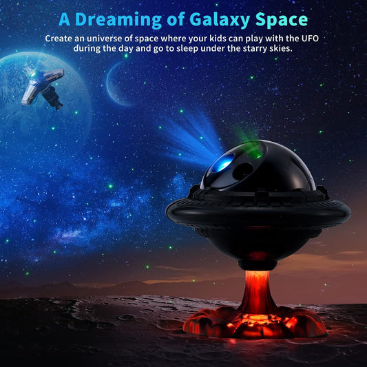 UFO Star Projector Night Light