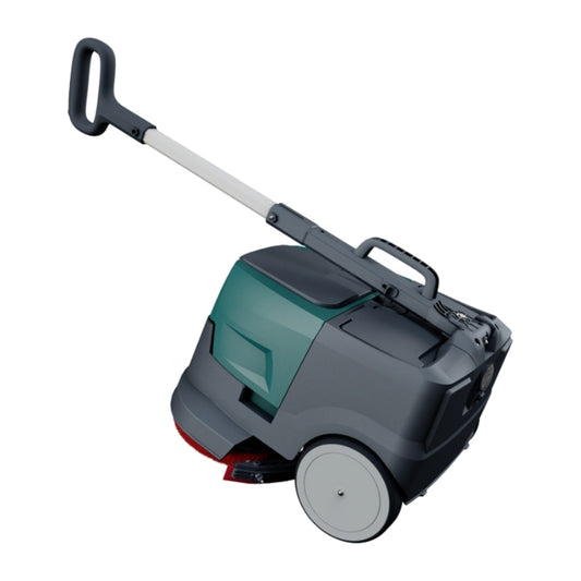 Portable Commercial Floor Scrubber Machine, Lightweight 21Lbs, Rechargeable Lithium-Ion Battery 90mins Working,for Large Areas Cleaning Works,Hotels